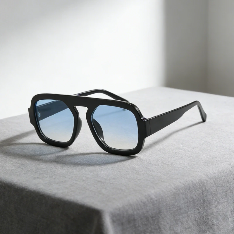 

2026 New Square Frame Sunglasses Unisex Vintage-Style Shades Outdoor Sports Fishing Travel UV Protection Glasses UV400