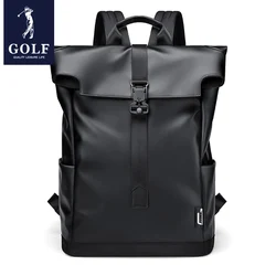 GOLF Backpack Men Stylish Expandable Laptop Backpack 15 6 inches Black Fashion Back Pack Bags for Work Man Waterproof Anti Theft