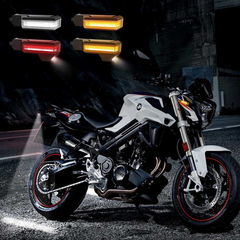 

Emark Approved Led Dynamic Blinker Turn Signal Light Front Rear LED Indicator Blinker Light Projector Lights With DRL For BMW