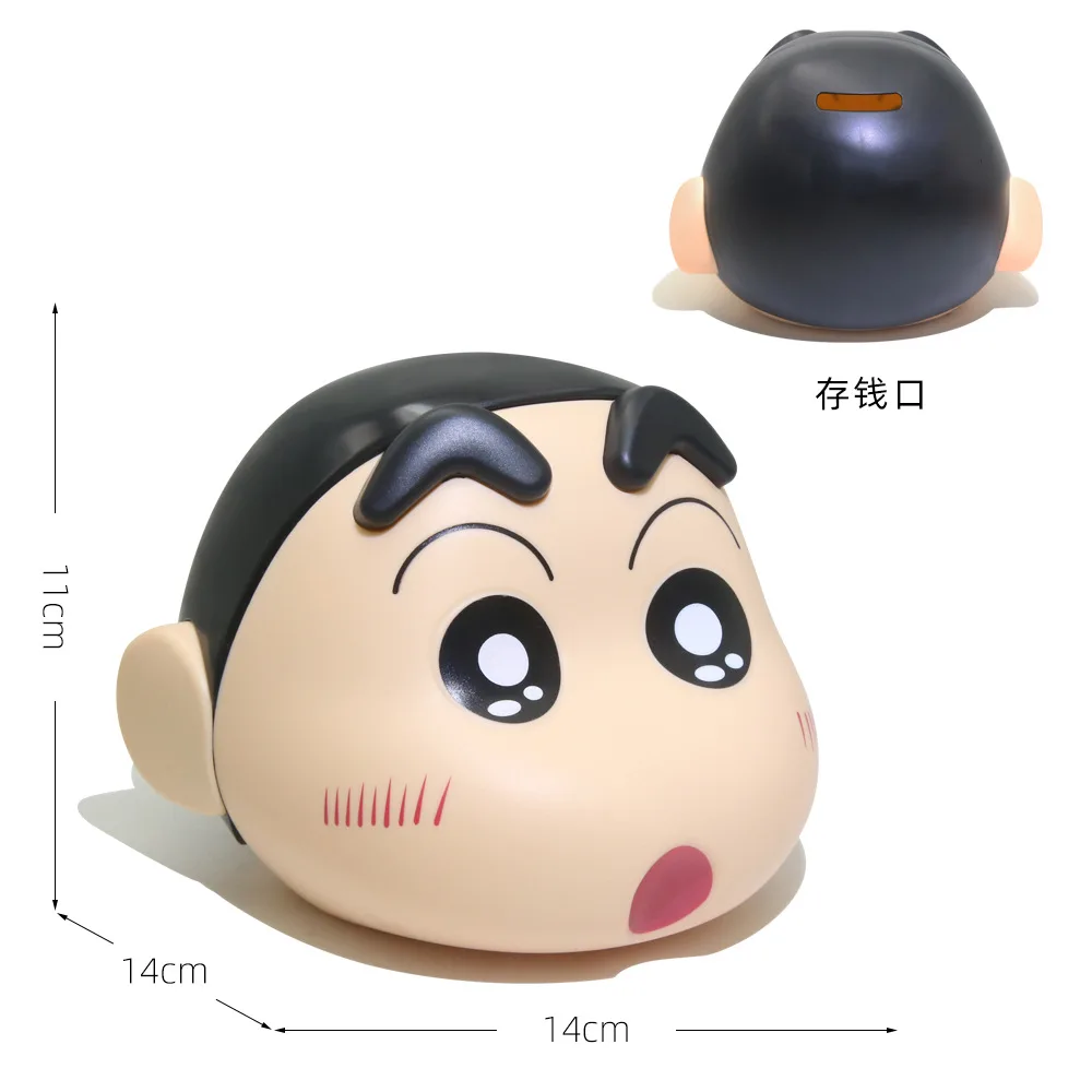 Cartoon Crayon Shin-Chan Child PVC Saving Pot Action Figure Donald Duck Model Doll Coin Piggy Bank Anime Ornaments Change Jar