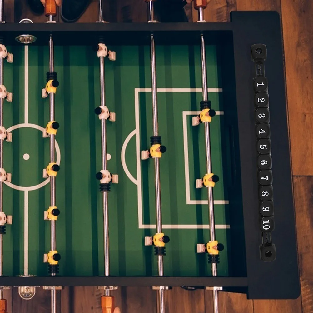 

4Pcs Square Durable Scorekeepers Plastic Scorekeepers for Table Football Counters Work on Most Tables Easy to Use