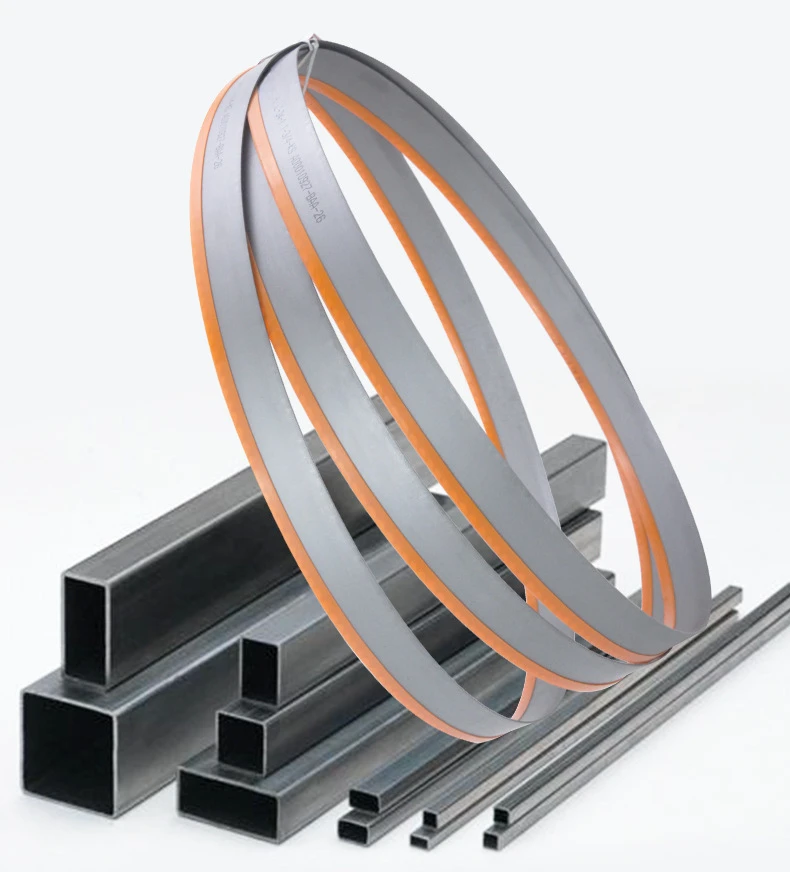 Lâmina de serra de fita bimetálica Dekoly 59-1/2 polegadas X 1/2 polegadas X 0,025 polegadas para corte de metal ferroso macio 6TPI lâminas de serra de fita 1511mm