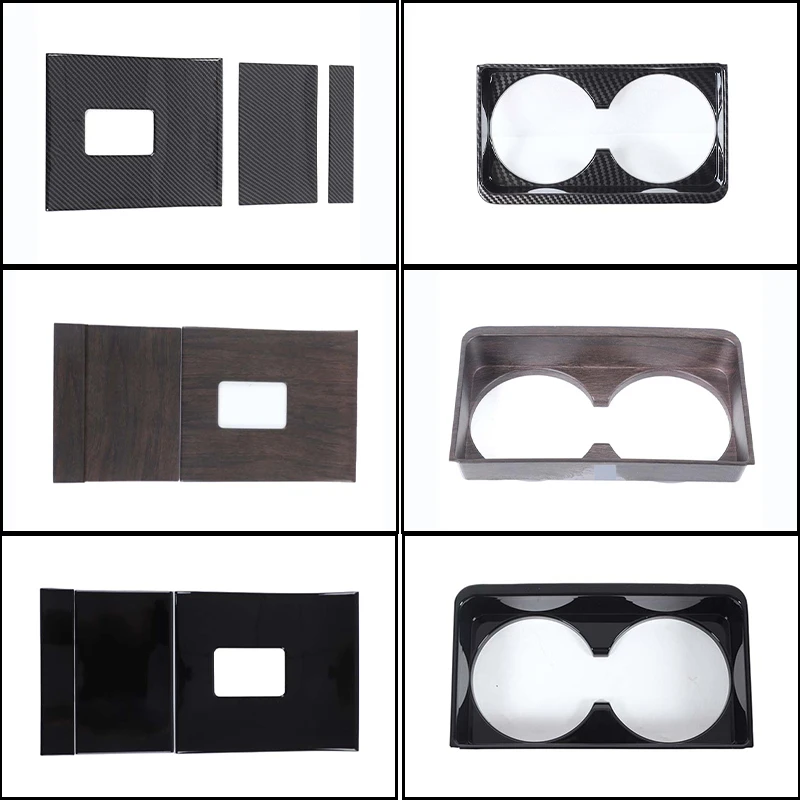 

For Land Rover Range Rover Evoque/Velar 2024+ ABS Car Center Console Gear Shift Panel Decorative Cover Water cup holder Trim