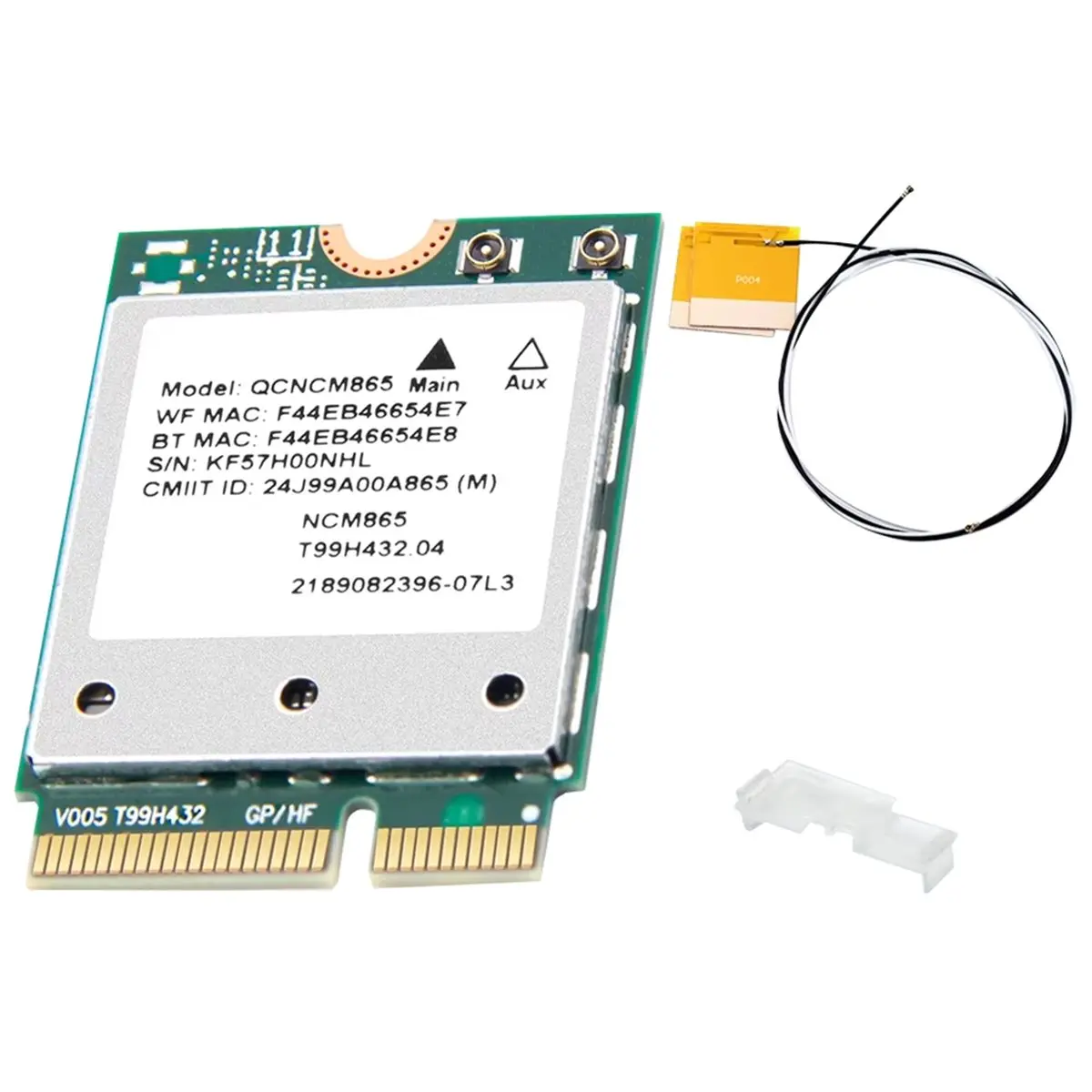 [AC18 Digital]/WiFi 7 QCNCM865 M.2 Card Bluetooth 5.3 Up to 5.8Gbps with Antennas Wireless Network Adapter WiFi 6E WiFi6 for 11
