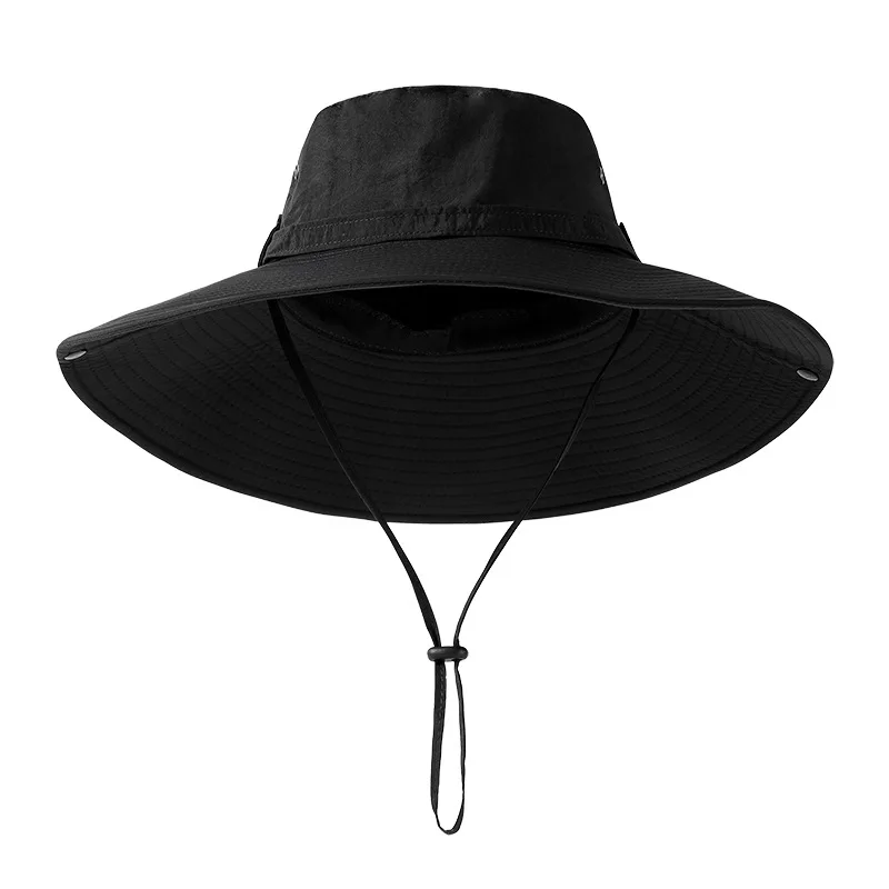 

Western cowboy hat with large brim outdoor hiking fisherman hat sun shading sun protection fishing summer hiking hat