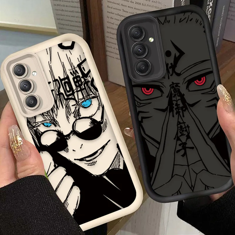 Jujutsu Kaisen Gojo Satoru Case for Samsung Galaxy A55 A35 A25 A15 A05 A05S 5G A24 A13 A23 A12 A22 A32 A52 A52S A71 A72 A51 4G