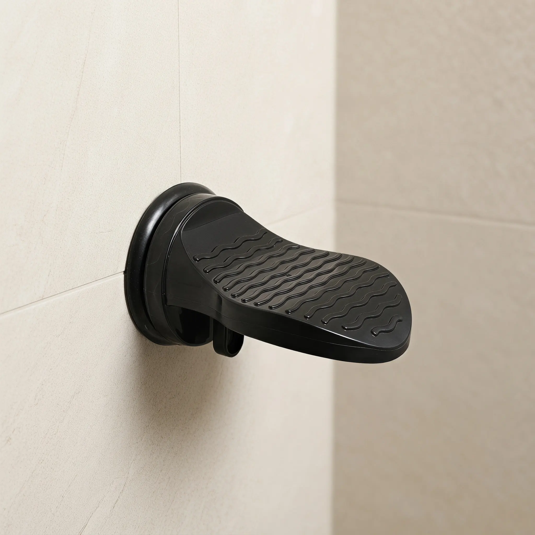 Shower Foot Rest for Shaving Legs Non-Slip Pedicure Footrest Wall Mounted Suction Cup Foot Stand Bathroom Leg Shaving Aid Safety