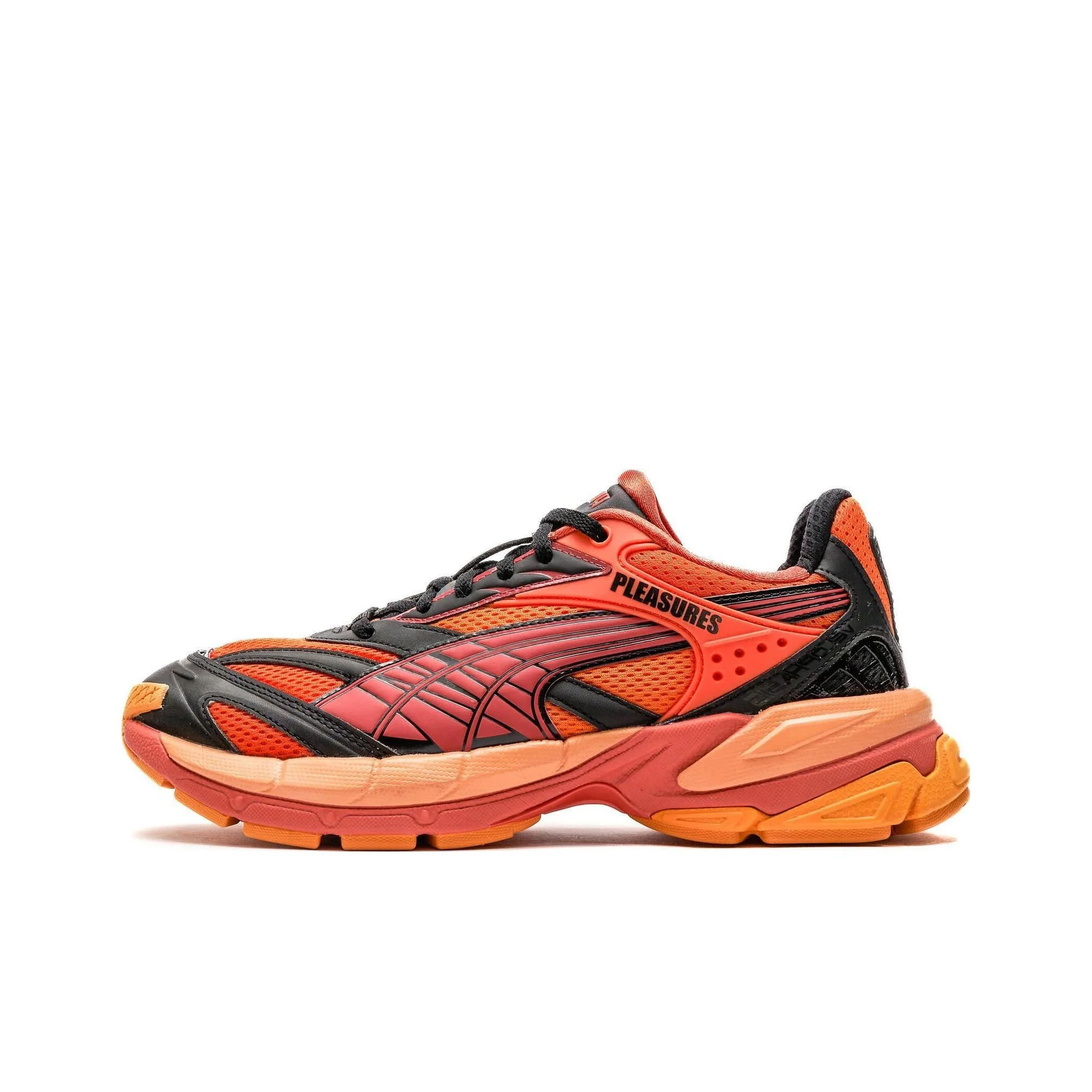 PLEASURES X PUMA Velophasis Casual Shoes Unisex Low Top Orange 393301-02