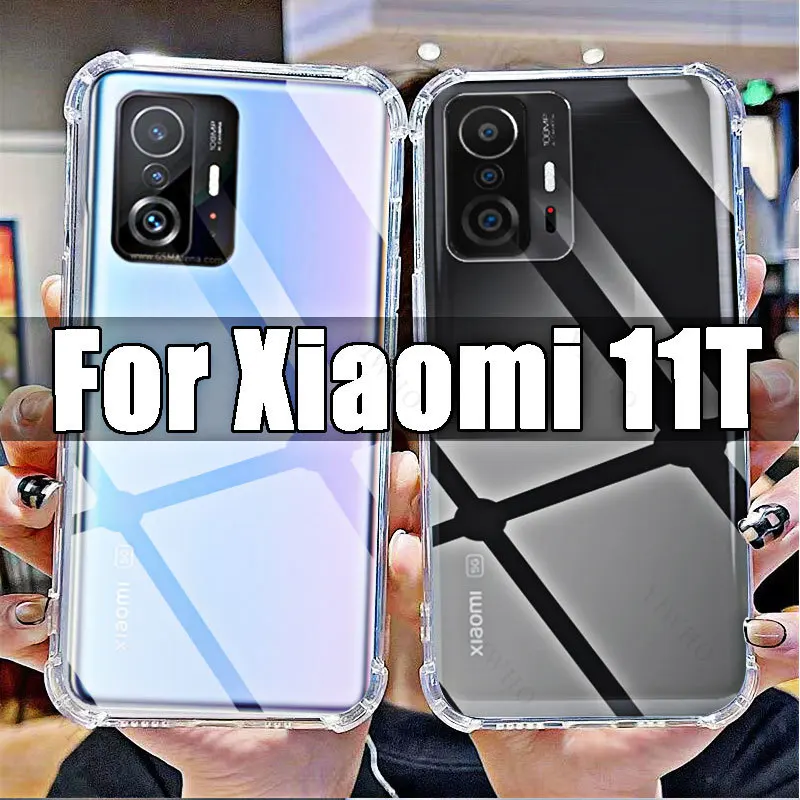 For Xiaomi 11T Clear Phone Soft Case HD Transparent for Xiaomi 11 T 6.67