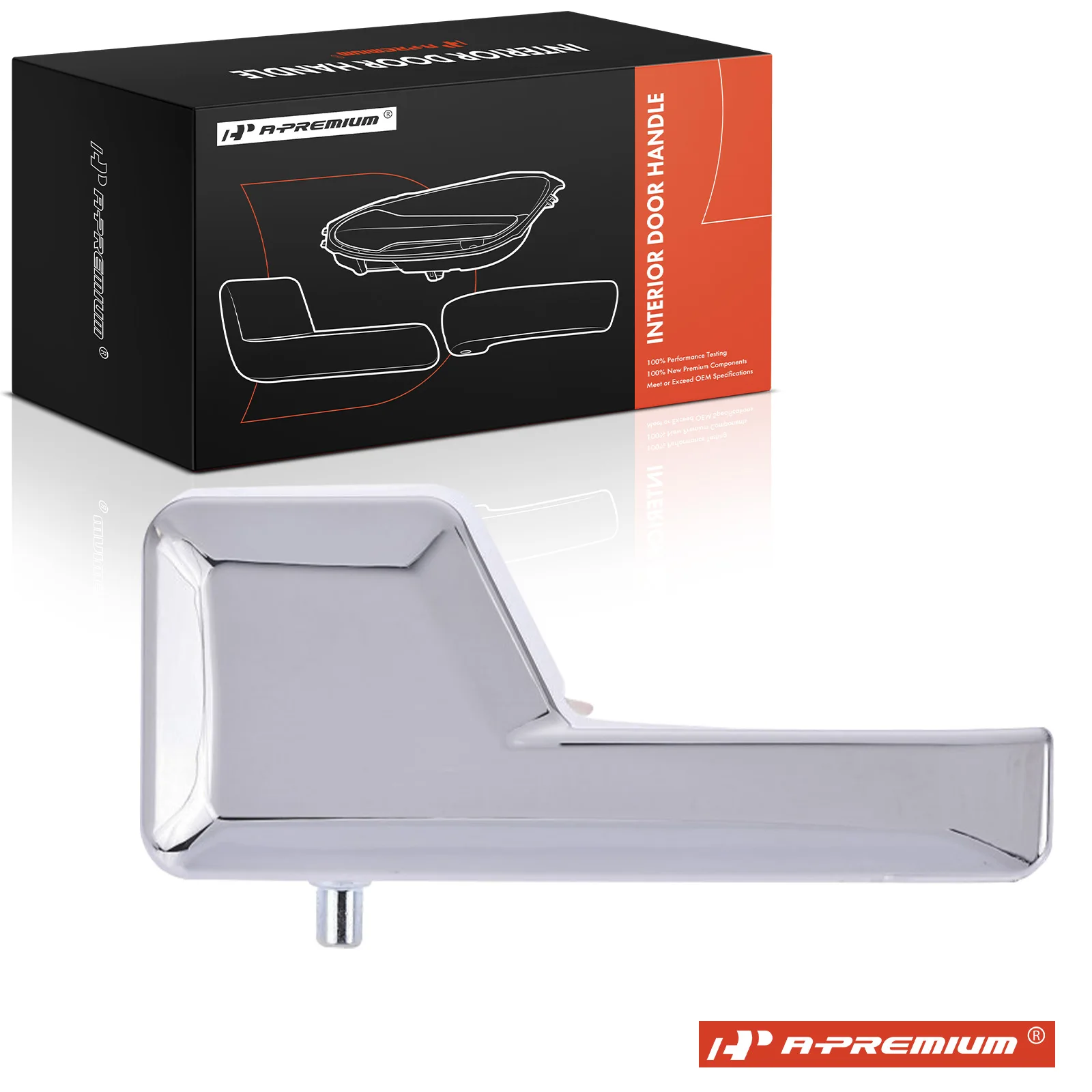 A-Premium Front or Rear Driver Side Chrome Interior Door Handle for Ford Edge 2007-2015 Lincoln MKX 2007-2015