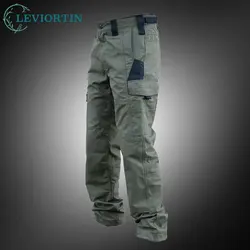 Men's Casual Pants Military Tactical Cargo Pant Multi-Pocket Outdoor Hiking Trousers Wear-Resistant Training Overalls Men Pants