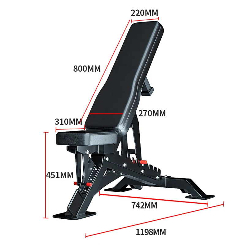 

Wholesale Exercise Equipment Weight Lifting Workout Incline Sit up Dumbbell Adjustable Gym Bench for Strength Training