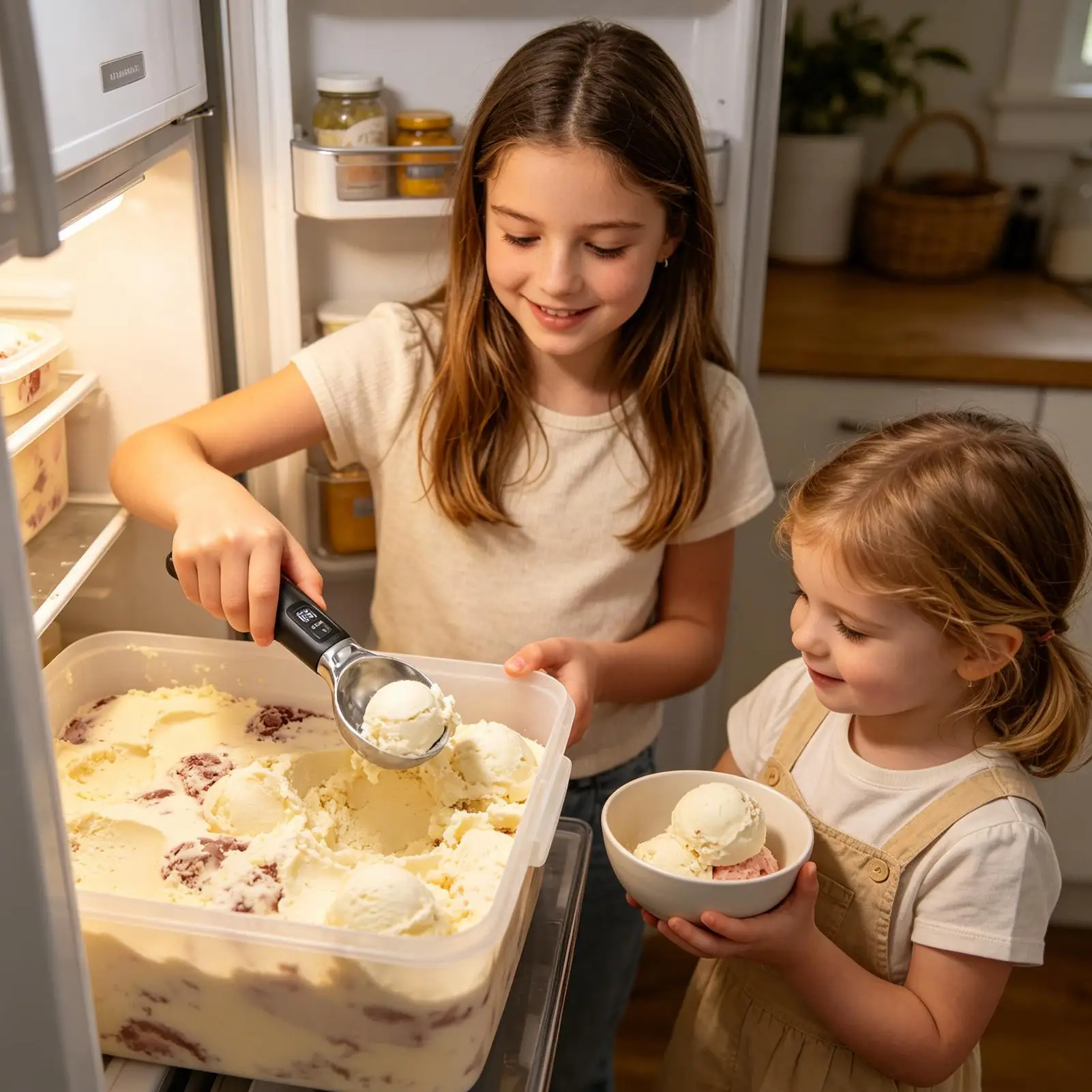 Heated Ice Cream Scoop Rechargeable With Removable Battery Rechargeable Scooper Electric Heated Ice Cream Scoop With LED Display