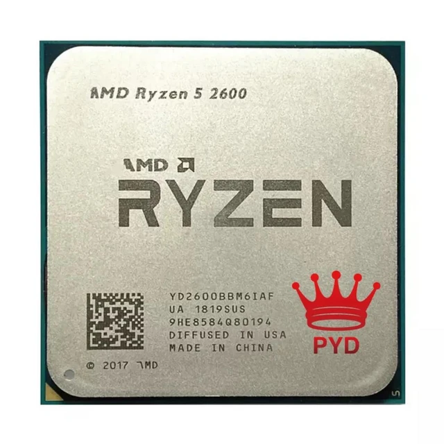 Amd Ryzen 5 2600 R5 2600 3.4 Ghz Six-core Twelve-core 65w Cpu Processor  Yd2600bbm6iaf Socket Am4 - Cpus - AliExpress