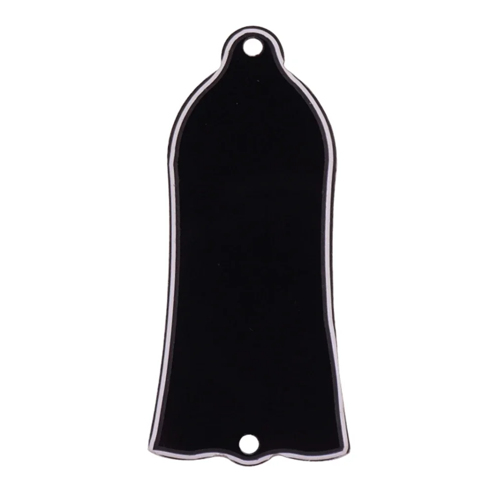 2 Holes 3-ply Bell Truss Rod Cover For Gibson SG LP Electric Guitar Bass Black Musical Instruments Stringed Instruments