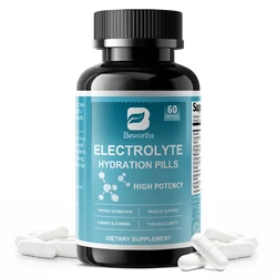 Beworths Electrolyte Capsules with Vitamin B6 & Salt Pills of Electrolytes for Endurance Sports Nutrition & Running Supplements