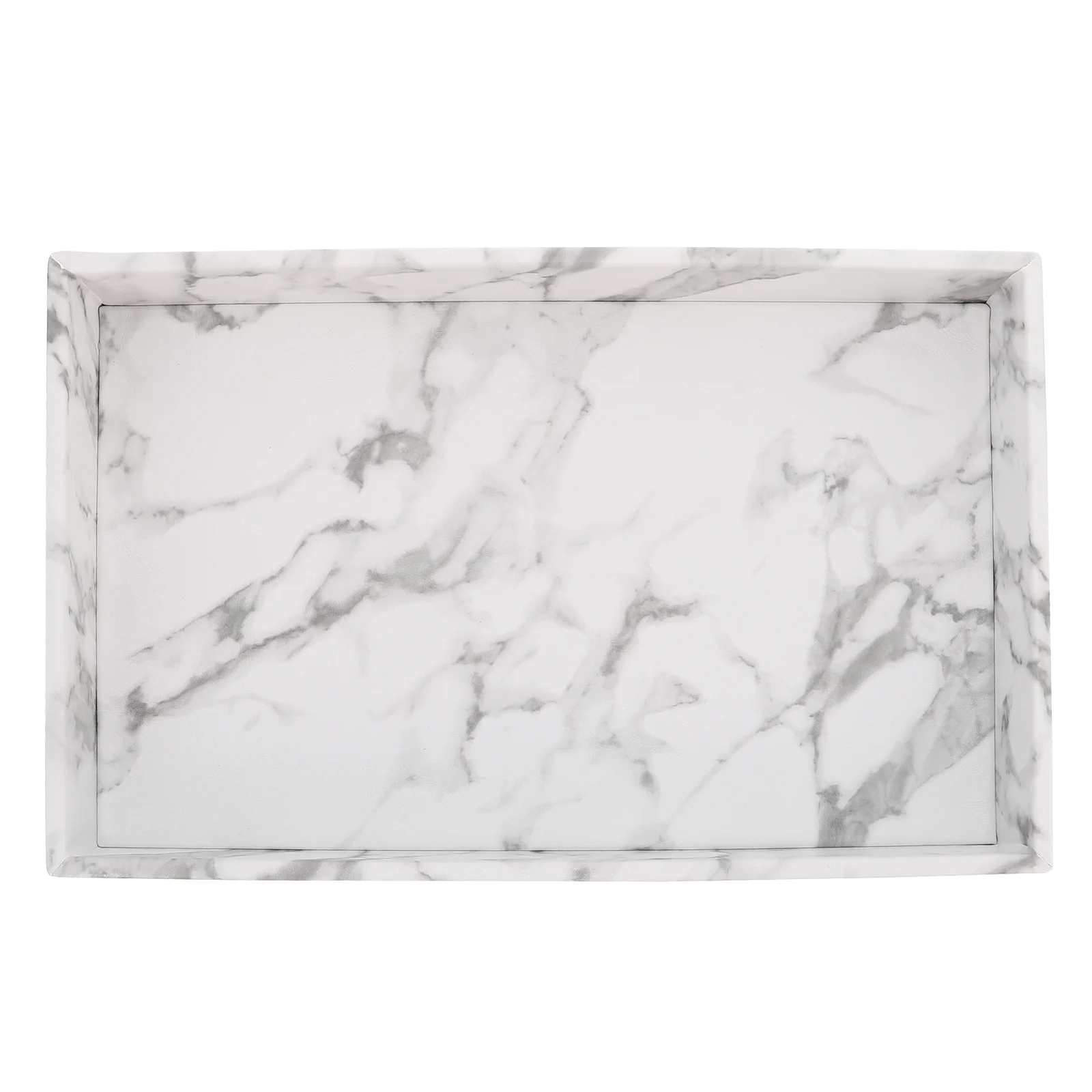 

Marble Grain Home Organizing Jewelry Sundries Storage Plate Sundries Organizing Tray Desk Accessory Material Durability