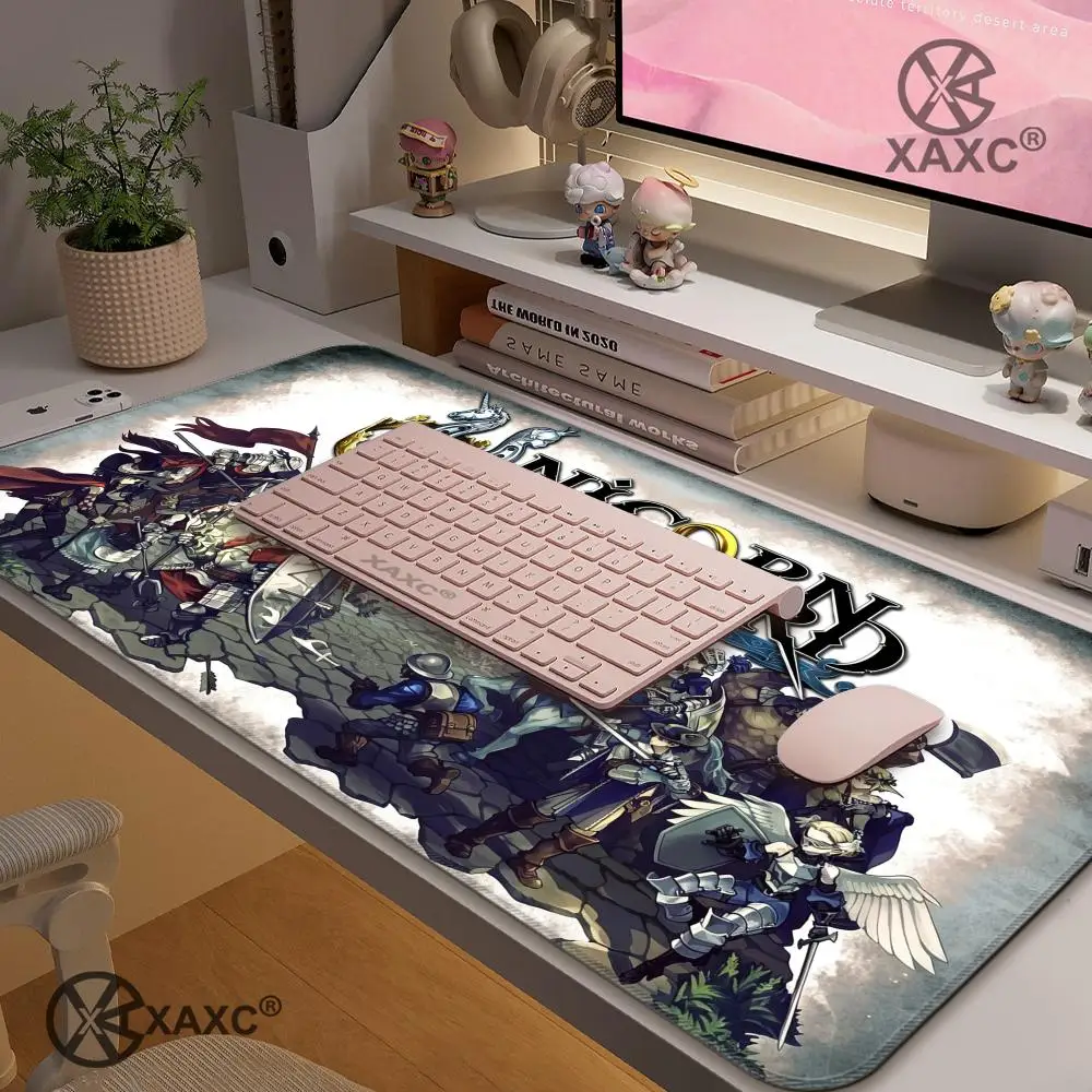 Game U-Unicorn O-Overlord Mouse Pad Large Keyboard Mouse Desk Pad XXL Non-Slip Rubber Gaming Mouse Pad Laptop Mouse Carpet XAXC