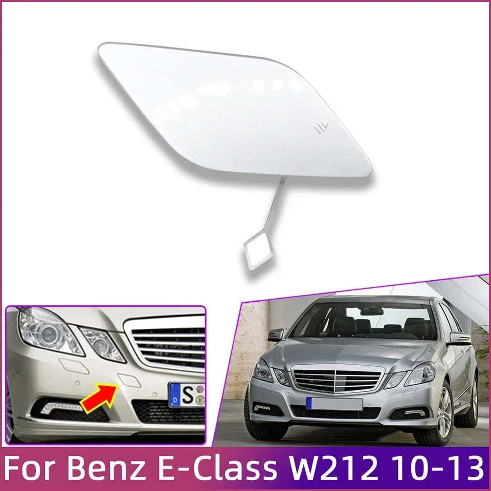 Front Bumper Towing Hook Eye Cap Cover Lid For Mercedes-Benz E-Class W212 2010 2011 2012 2013 E300 E350 E400 E550#A2128850126