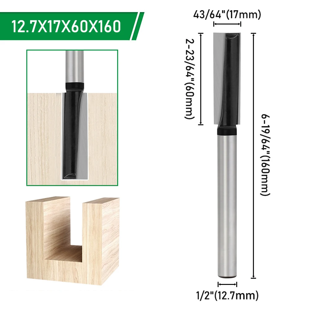 

1 шт., 12,7 мм, хвостовик, два лезвия, чистка нижней части, фреза для работы по дереву, гравировка, отделочная концевая фреза для ящиков ручного изготовления