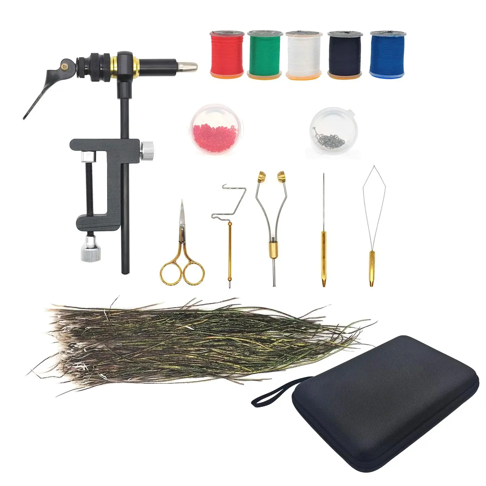 

Multifunction Rotary Fly Tying Vise Tools Fly Tying Vise Table for Supplies