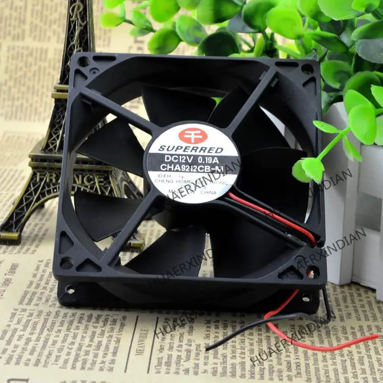 Kit de montaje de ventilador de refrigeración, nuevo, 9225 DC12V 0.19A CHA9212CB-M 9CM