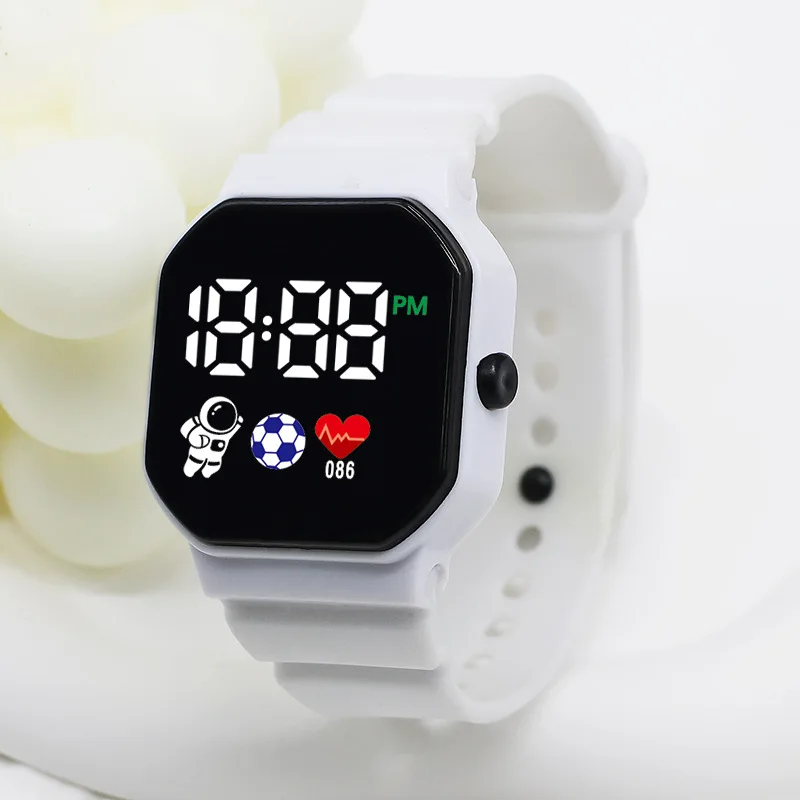 Reloj Led de astronauta para niños, relojes digitales deportivos, correa de silicona para astronauta, muñeca electrónica para pareja, reloj de regalo para niños