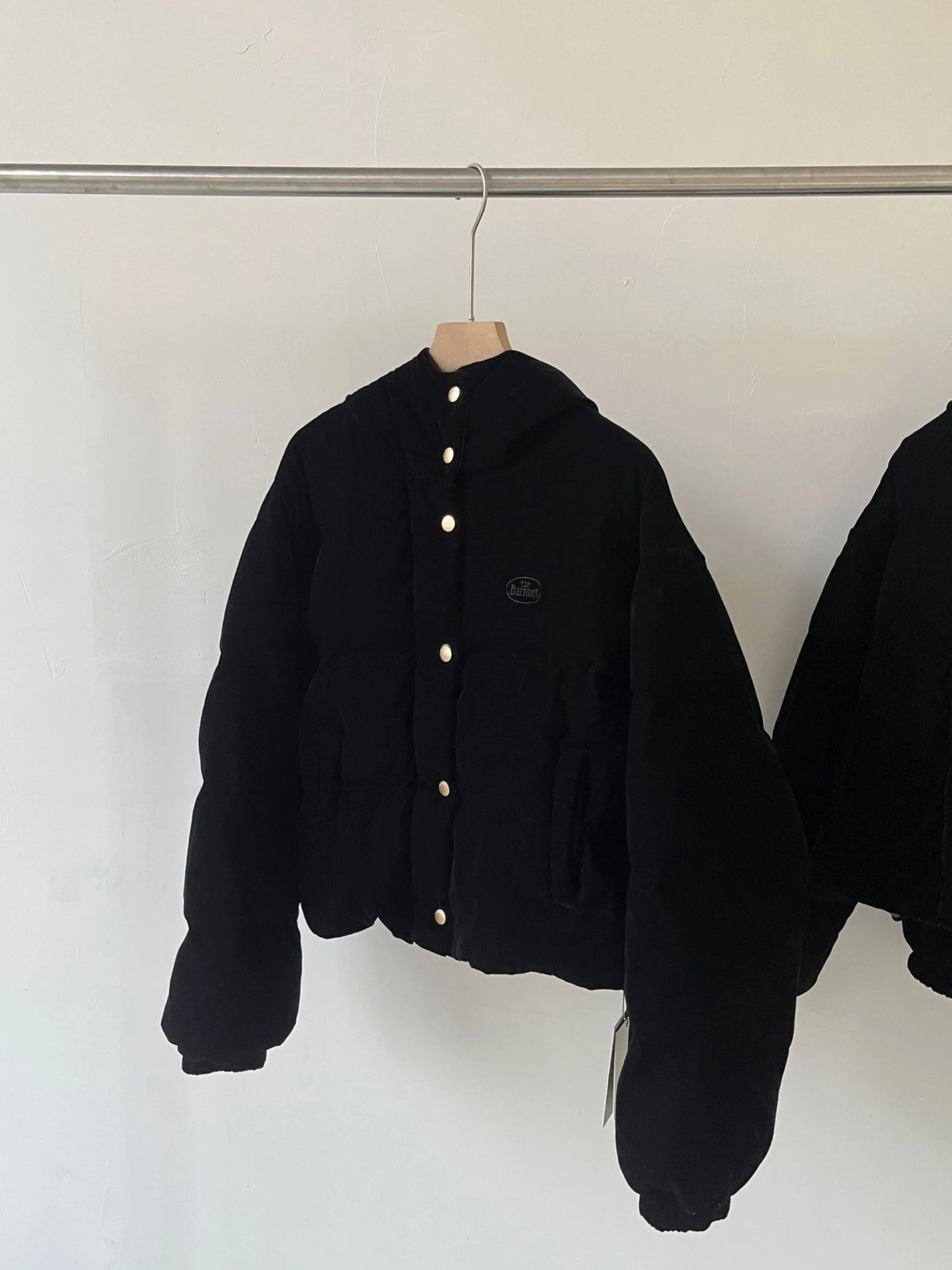 

Короткая пуховая куртка Candy Miss в корейском стиле, винтажная, свободного кроя, с капюшоном, из вельвета, женская, модная, теплая, с подкладкой