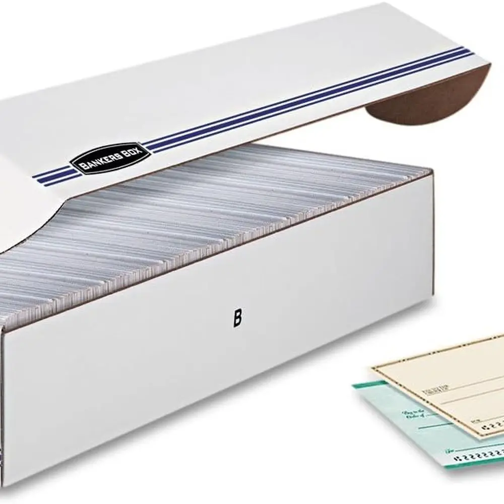 

00706 Storage File, Check/Deposit Slip, 9-Inch x24-Inch x4-Inch, 12/CT, White