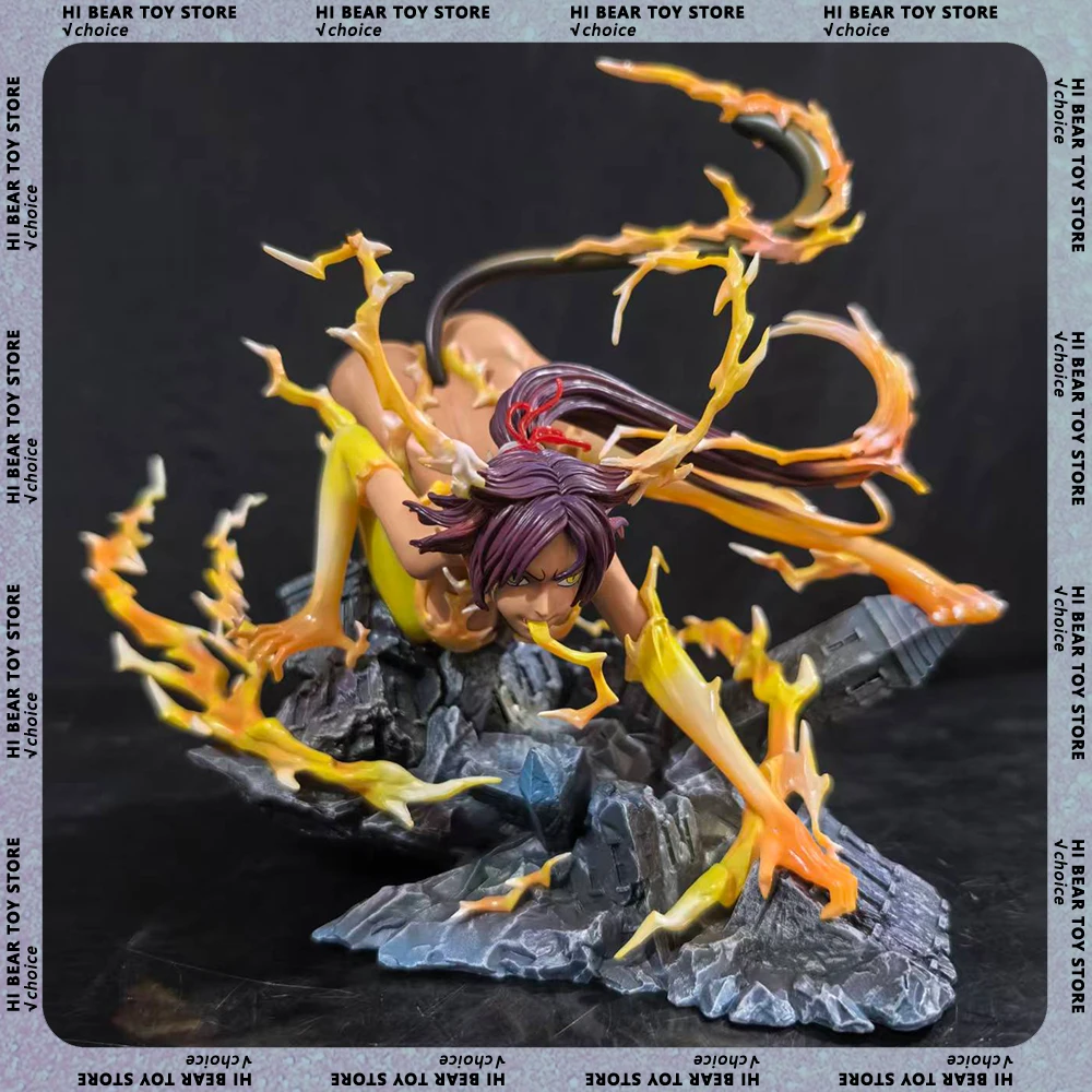 

23cm Bleach Figure Shihouin Yoruichi Action Figures Black Cat Sexy Girl Doll Desk Decoration Statue Collection Model Toys Gifts