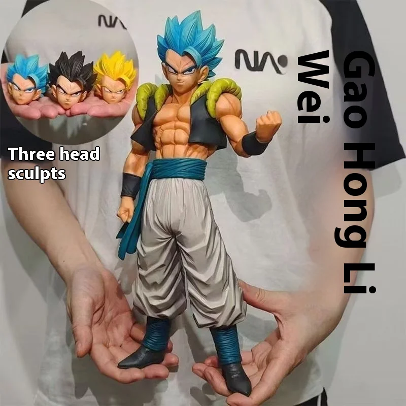 

Dragon Ball Z Gogeta с тремя головами, сменная статуя GK, аниме, Коллекционная модель, фигурка, скульптура, подарок для фанатов