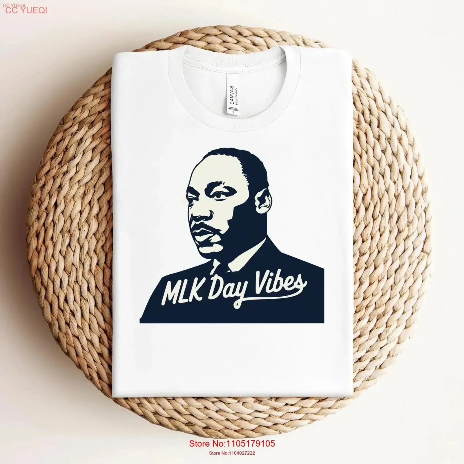 

MLK Day Vibes T Shirt Black History Month Clothing Juneteenth Celebration Civil Rights Movement Spring vintage Washed