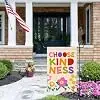 Choose Kindness Garden Flag 12 x 18 Inch Double Sided Burlap Funny Floral Inspirational Garden Flags Farmhouse Yard Lawn Out jjp