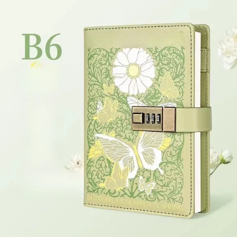 Password Lock Creative Notebook for Students Diary
