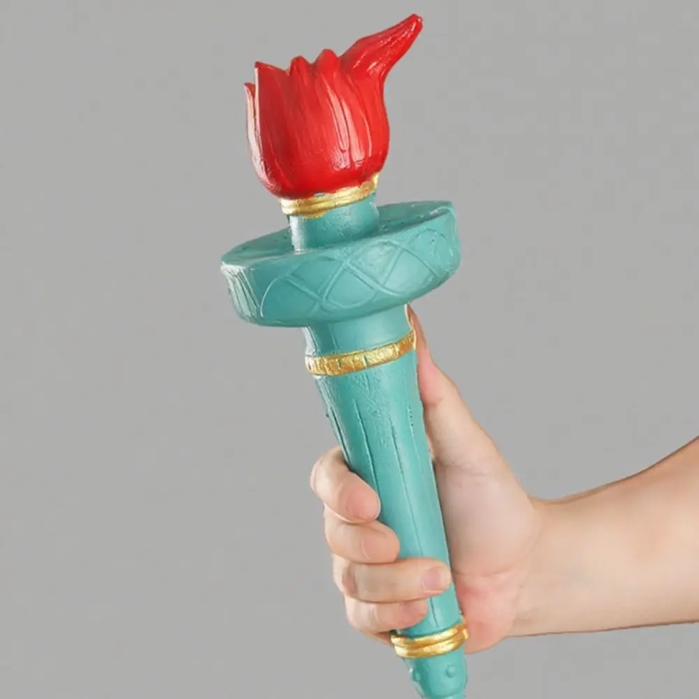 

Luminous Freedom Statue Headband Masquerade Party Torch Statue of Liberty Props Costume Accessory Photography Prop