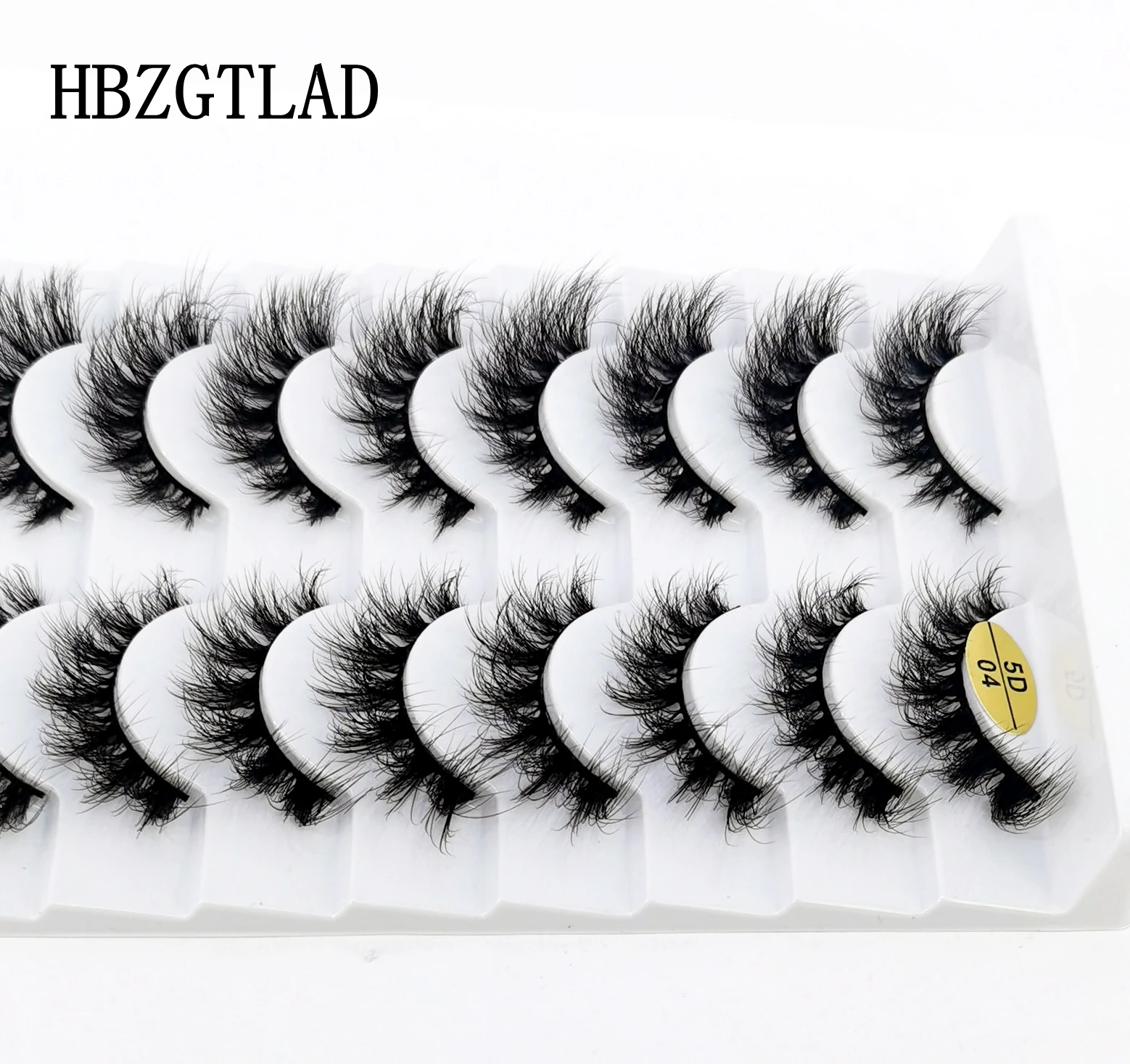 Wholesale Reusable 10 Pairs 3D Faux Mink Volumes Fake Lashes Kit Soft Fluffy Natural Long False Eyelashes Extensions For Beauty