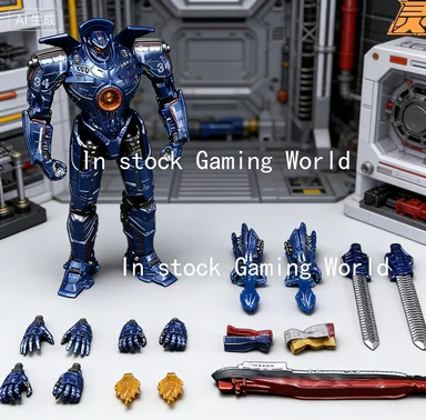 In Stock Lingjihun Pacific Rim Gypsy Danger Mecha Movable Luminous Doll Toy Collectible Gift