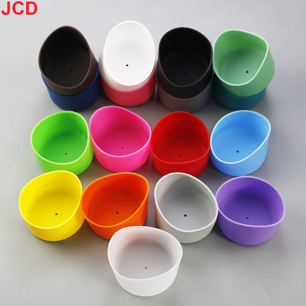 JCD 1pcs Curved Silicone 6.5CM Water Cup Cover, Bottom Water Bottle Protection Cover, Anti Slip Bottle Cover, Insulation Cover