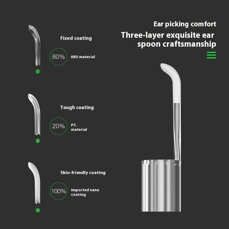 Xiaomi Ear Cleaner High Precision Ear Wax Removal Tool with Camera with LED Light Wireless Cleaner Smart Ear Cleaning Kit Care