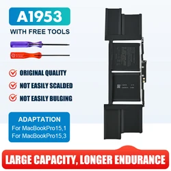 A1953 Notebook Battery for Apple Macbook Pro A1990 15 Inch Mid 2018-2019 EMC3215 EMC3359 7336 mAh Laptop Batteries