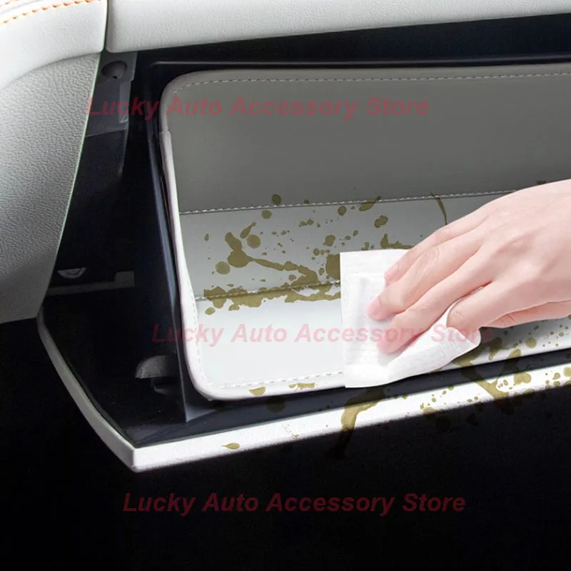 Car Co-pilot Storage Box for BYD Song Plus DMI EV 2023 Storage Bag Glove Box Protective Mat Organizer Interior Accessories