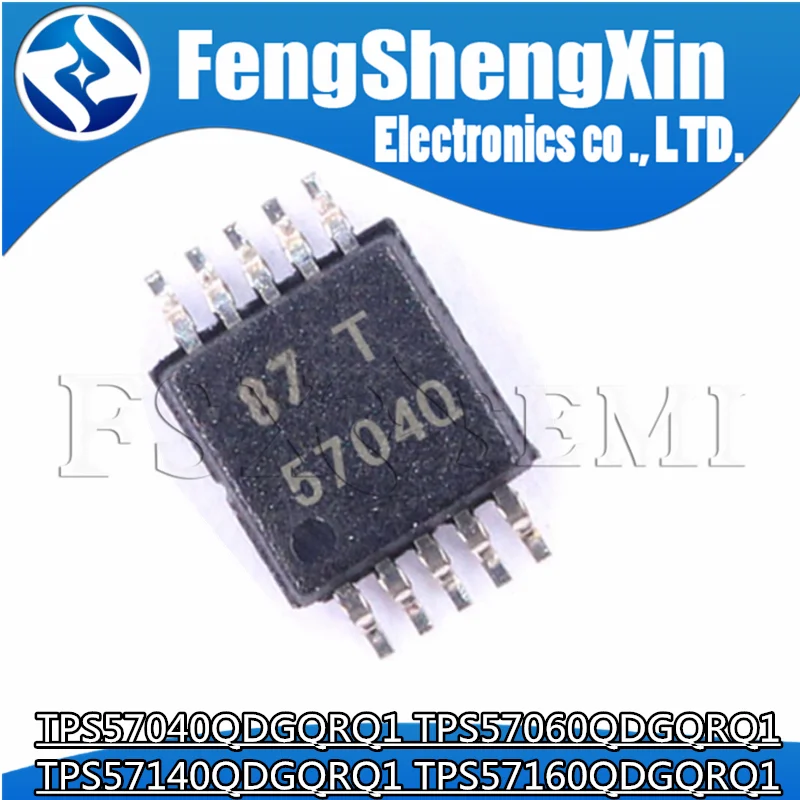 5pcs  100% New TPS57040QDGQRQ1 TPS57060QDGQRQ1 TPS57140QDGQRQ1 TPS57160QDGQRQ1 57040Q 57060Q 57140Q 57160Q MSOP10 Chips