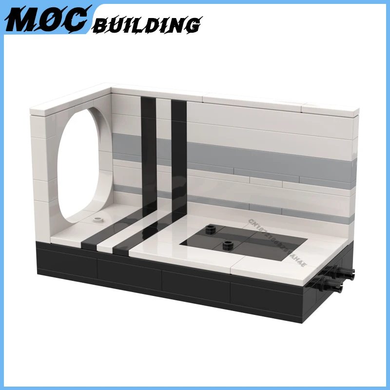 MOC Classic Movie Series War Imperial Hallway Scene Model Building Blocks Collection Display DIY Assemble Bricks Boy Adult Toys