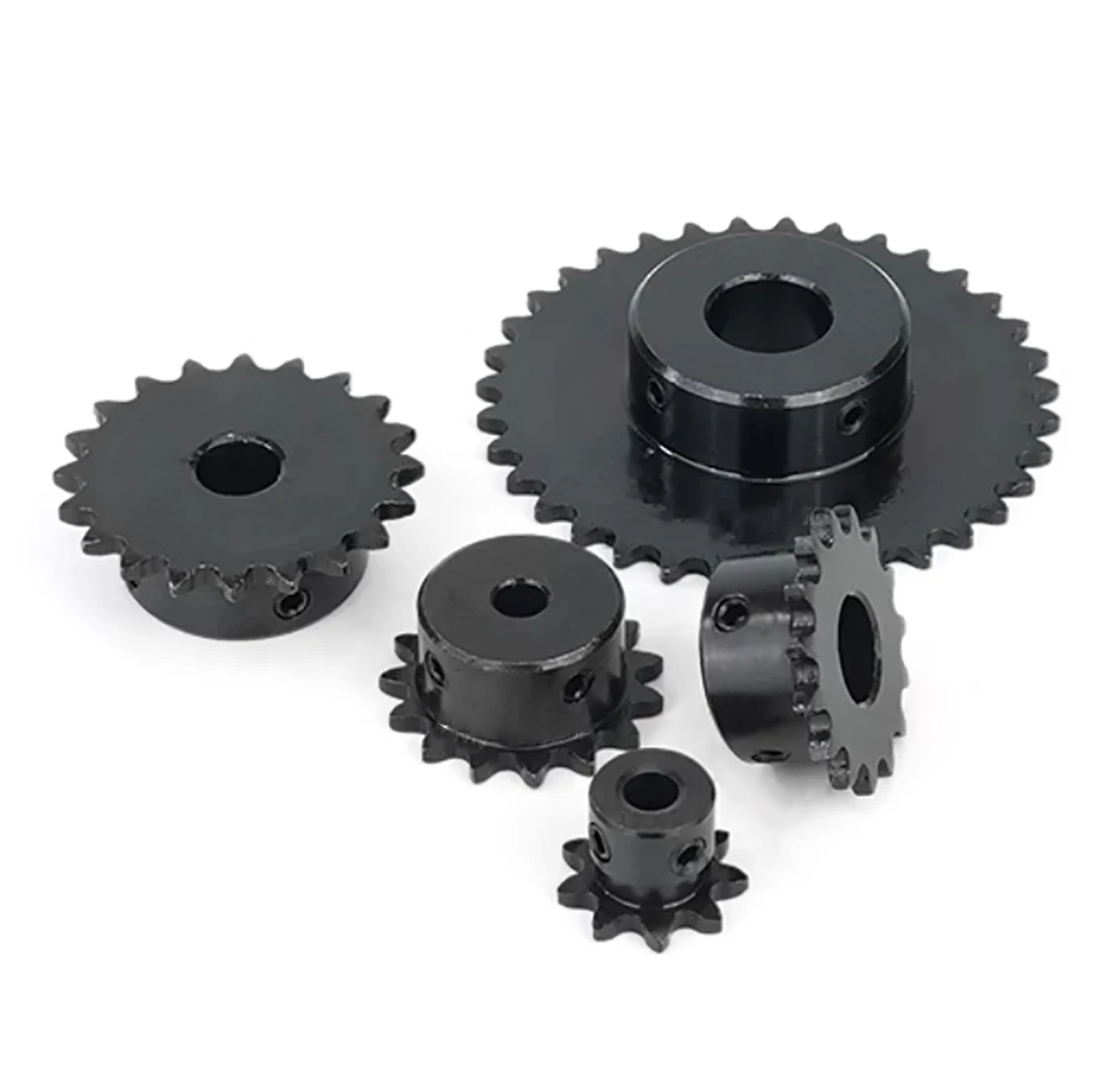 1Pcs #25 04C Chain Gear 9-24T 45# Steel 5mm-18mm Bore Industrial Sprocket Wheel Motor Chain Drive Sprocket Tooth Pitch 6.35mm