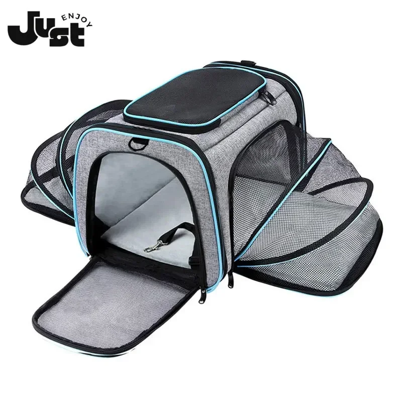 

Portable Pet Carriers Foldable Breathable Backpack Shoulder Bag Cat Dog Transport Bags Travel Pets Outgoing Handbag Cat Carrier