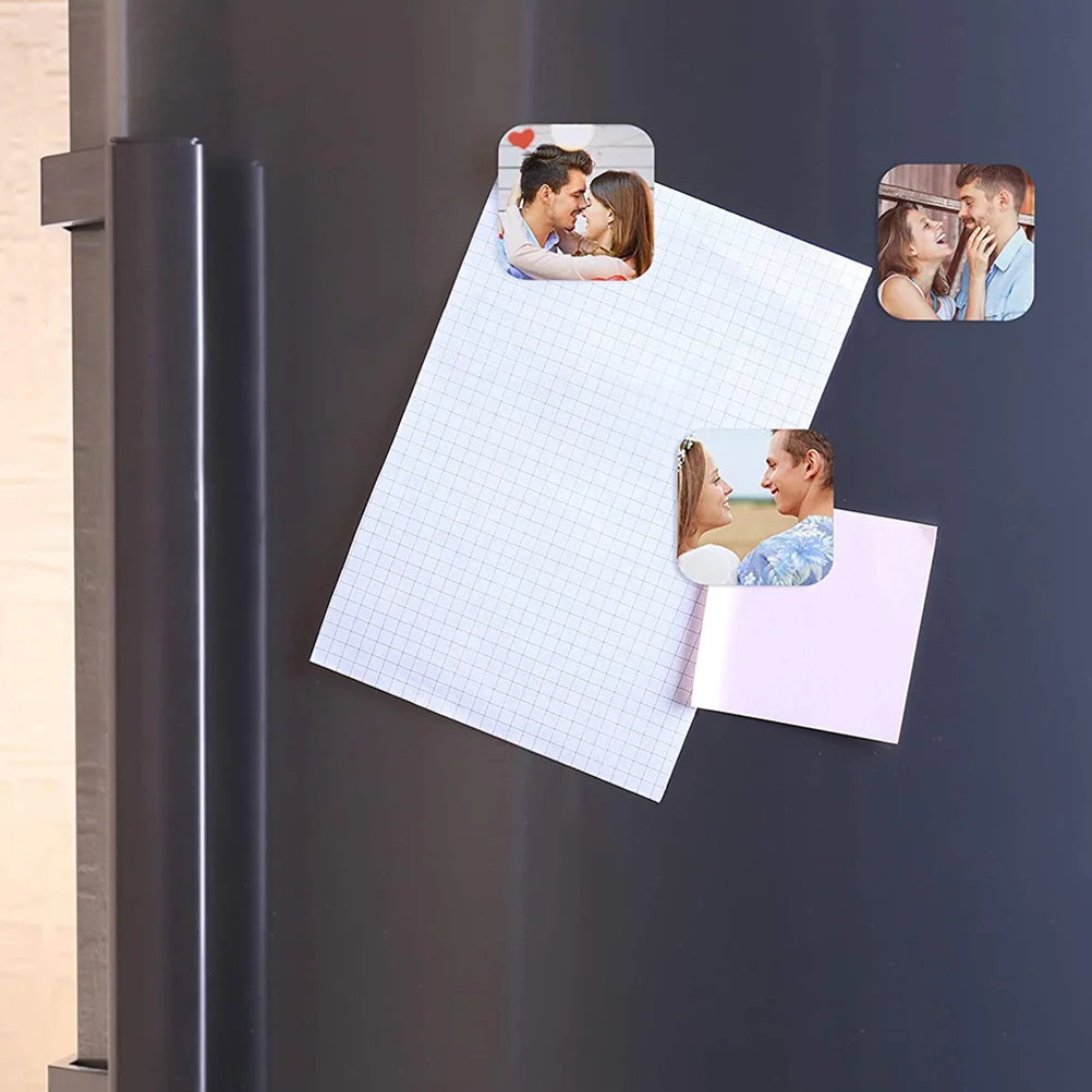 

18Pcs Blank Sublimation Magnets for Fridge DIY Photo Refrigerator Magnets Sublimation Magnet Blanks Fridge Blank Magnet