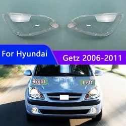 For Hyundai Getz 2006-2011 Headlamp Transparent Mask Cover Headlight Shell Plexiglass Replace Original Lens