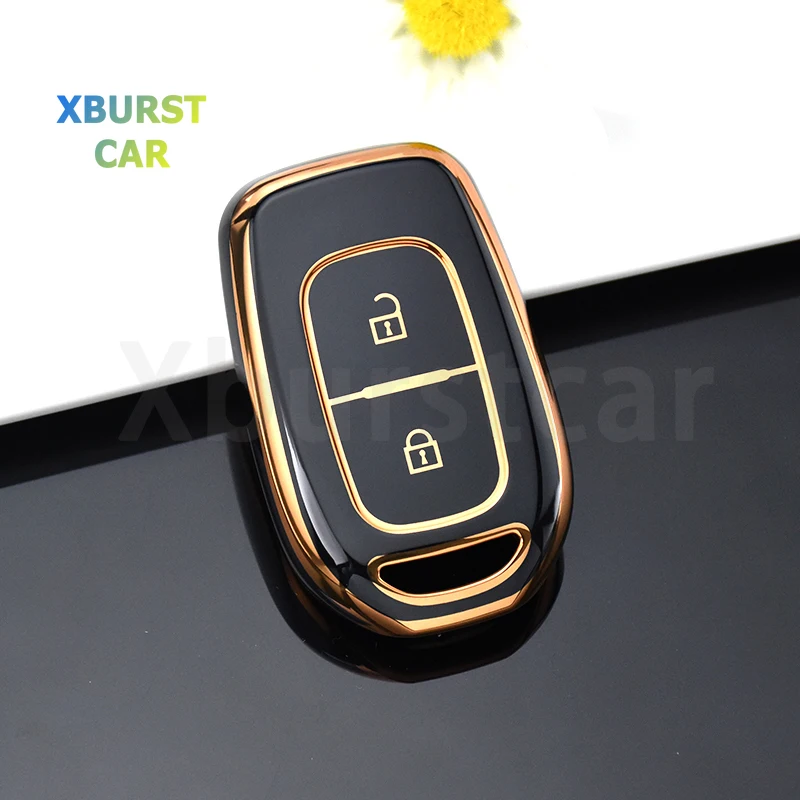 2/3 Buttons TPU Car Key Case Fob Shell Cover for Renault Duster Dacia Scenic Master Megane Dokker Logan Laguna Accessories