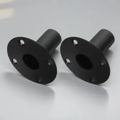 2 قطعة مكبر صوت قوي من سبائك الألومنيوم للأداء المباشر واستخدام الاستوديو قاعدة دعم معدنية شديدة التحمل #6