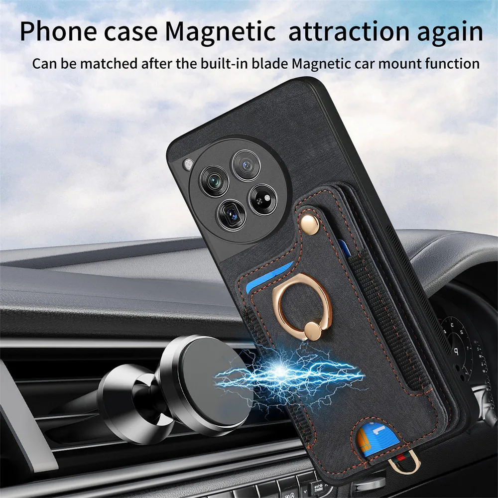 For Oneplus 15R 5G RFID Leather Wallet Funda for OnePlus 15R 15 12 13 13R ACE 5 Pro 6T Back Cover One Plus Nord N30 SE Etui - view 3